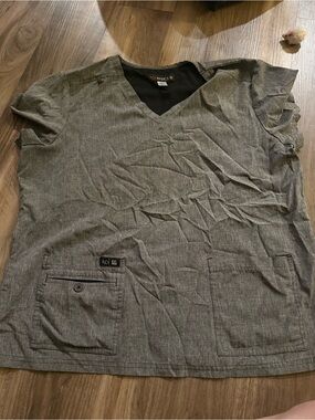 Grey KOI basics scrub top